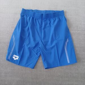 Arena Training Shorts Mens XL Blue 9" Inseam Lightweight Stretch Running Gym